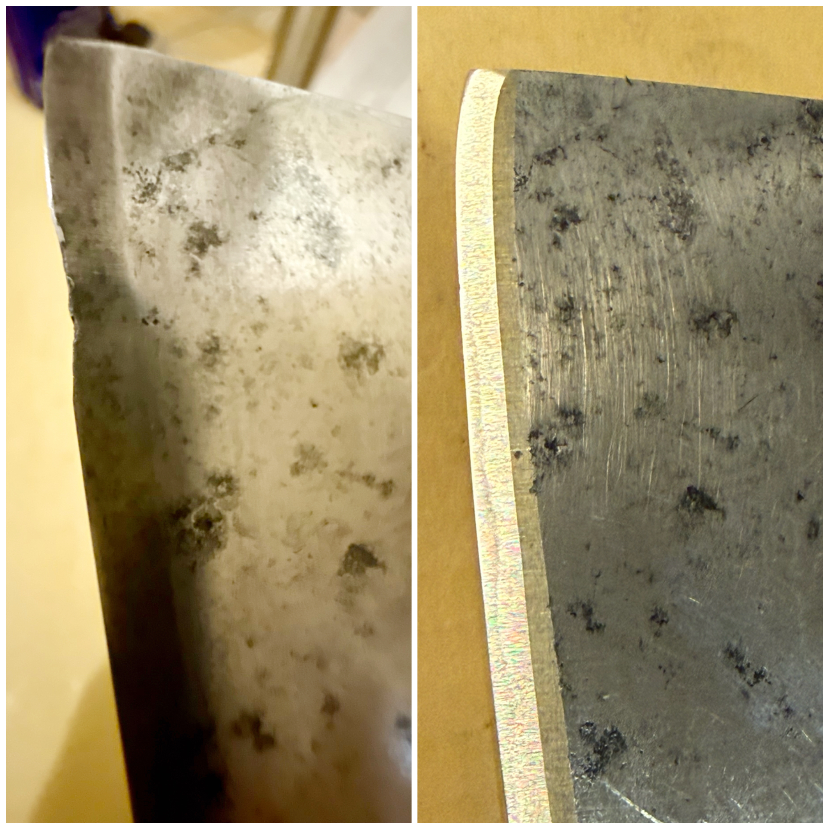 Cleaver before – edge detail
