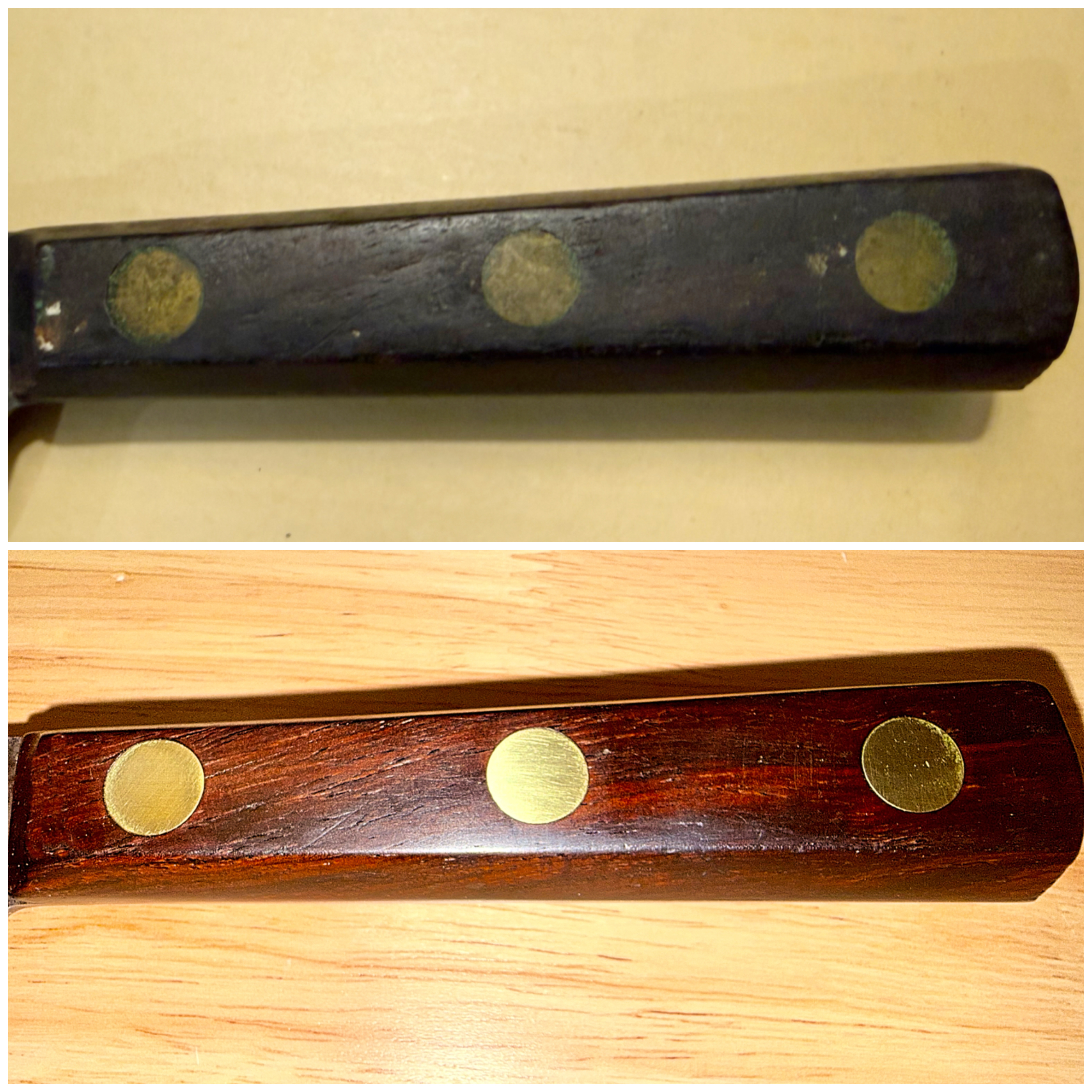 Cleaver before – edge detail